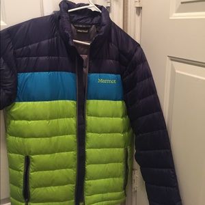 Men’s Marmot 800 fill puff jacket size - M